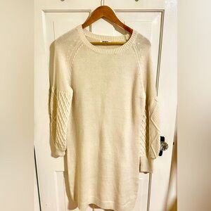 BB Dakota Cream sweater dress